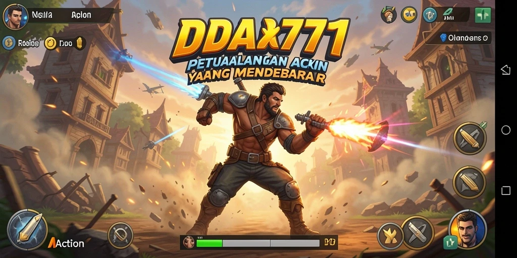 Tampilan antarmuka IDA777 yang penuh aksi dan menyeramkan.