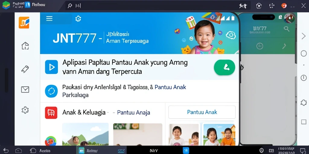 Tampilan antarmuka pengguna JNT777 yang intuitif dan mudah digunakan.