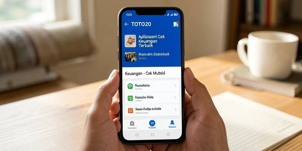 Tampilan antarmuka TOTO20 yang menampilkan fungsi Cek Mutasi dengan jelas.